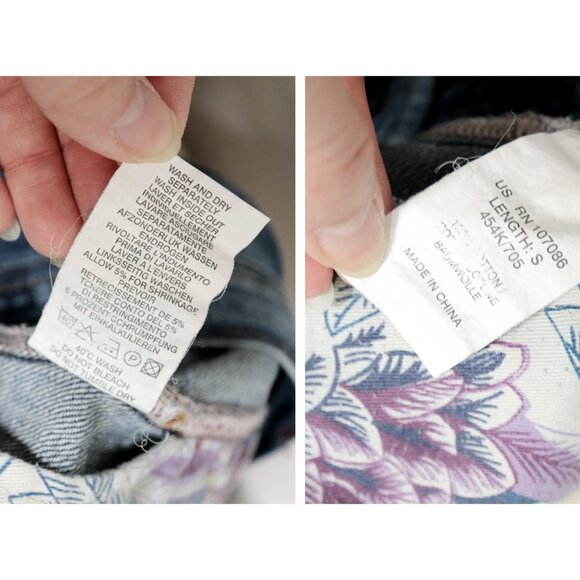 PAUL SMITH - Men's Medium Blue Slight Taper Jeans Size 32 - Picture 8 of 8